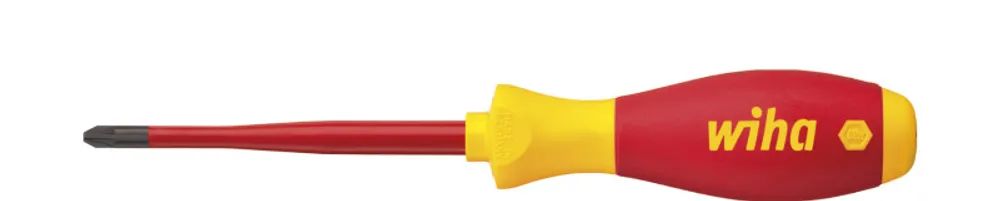 WIHA WERKZEUGE Schraubendreher SoftFinish electric slimFix PlusMinus/Pozidriv SL/PZ2x100mm