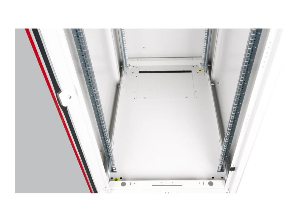 ROLINE Basic - Schrank Netzwerkschrank - Glas Tür, 600x1000 WxD - RAL 7035, Hellgrau - 42HE - 48.3 cm (19")