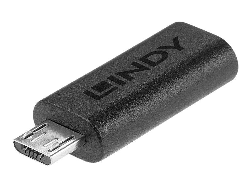Lindy USB-Adapter - 24 pin USB-C (W) zu Micro-USB Type B (M)