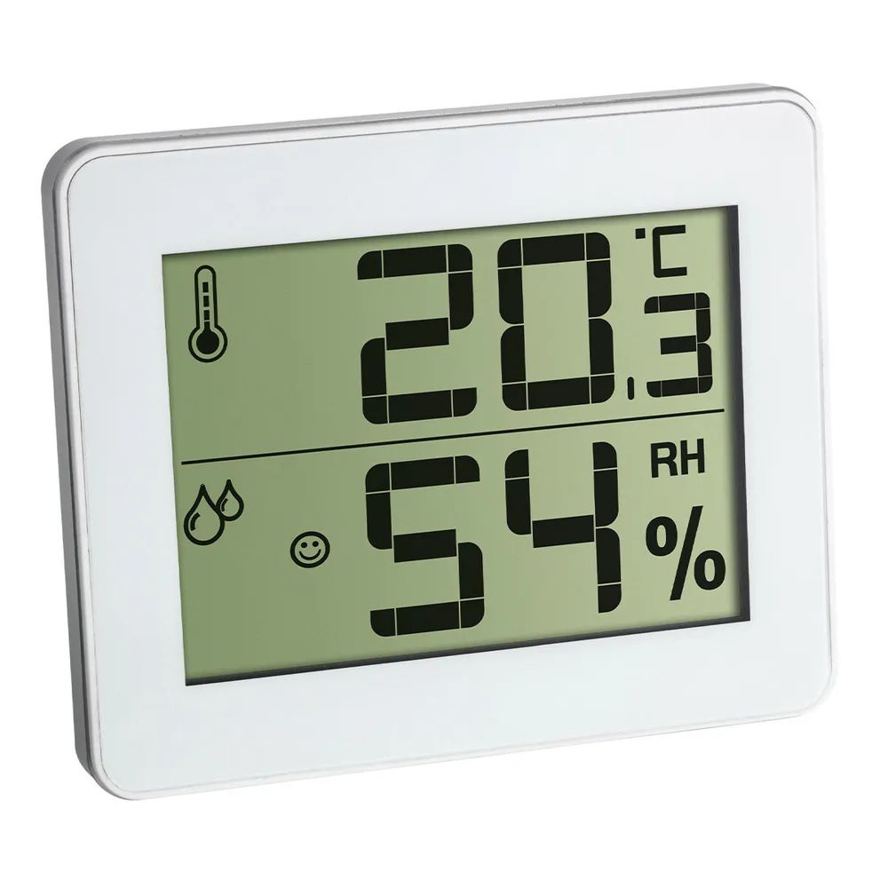 TFA Digitales Thermo-Hygrometer 30.5027 weiss