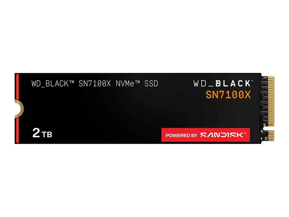 WD WD_BLACK SN7100X - SSD - 2 TB - intern - M.2 2280 - PCI Express 5.0 x4 (NVMe)