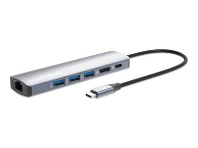 Manhattan Dockingstation - für Laptop - USB-C