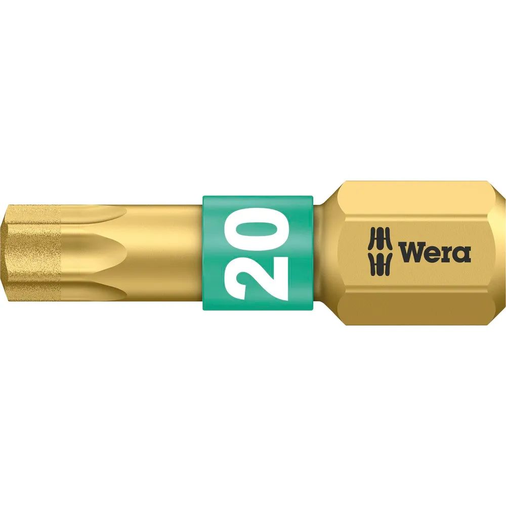 WERA Diamant-Bit-Einsatz 867/1BDC 1/4sechskant TX 20/25 mm Torx®