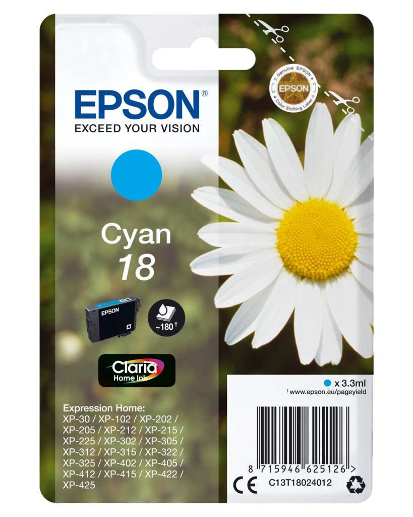 Epson 18 Tinte Gänseblume Multi, XL, 4 Farben
