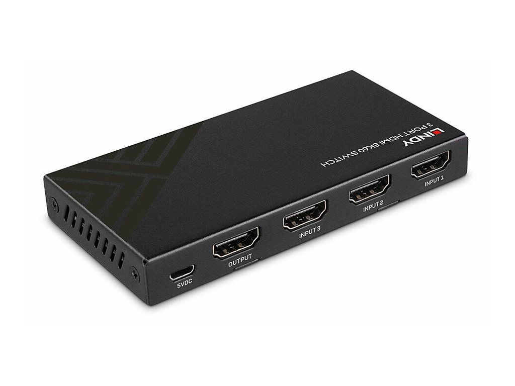 Lindy 3 Port HDMI 8K60 Switch