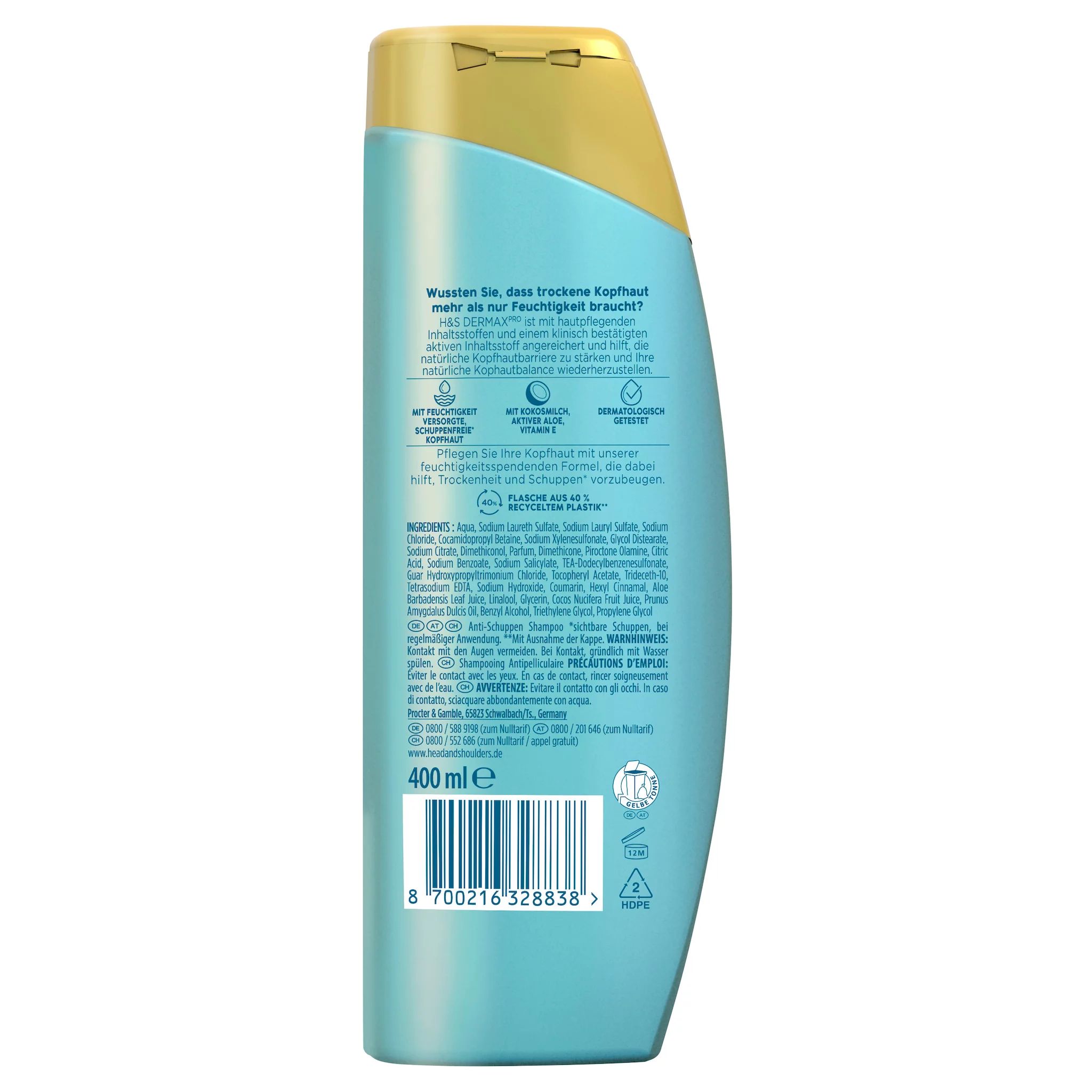 Head & Shoulders Derma x Pro Shampoo Hydra Pflege