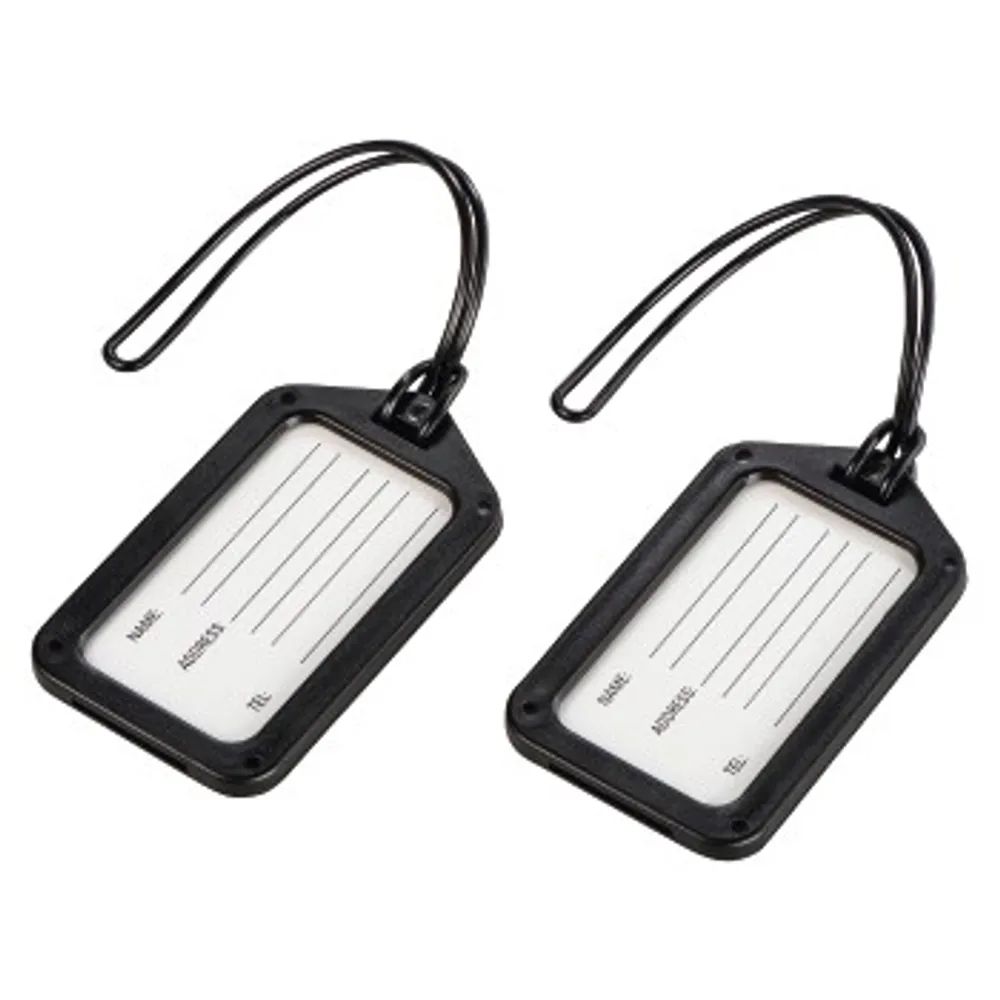 Hama Gepäckanhänger 2er-Set, Schwarz