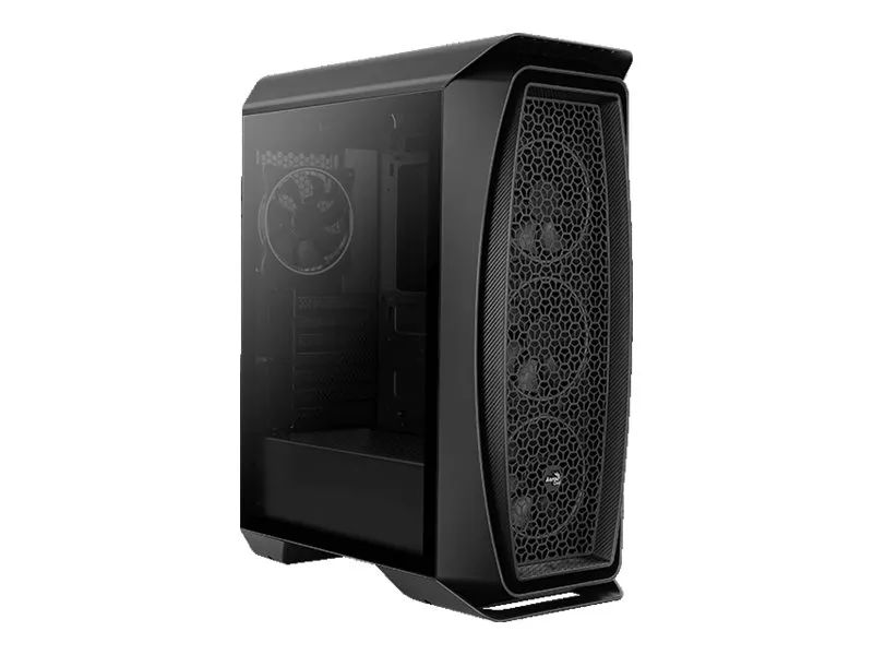 AEROCOOL ADVANCED TECHNOLOGIES AeroCool Aero One Mini Eclipse - Tempered Glass Edition - Tower - micro ATX - Seitenteil mit Fenster (gehärtetes Glas)