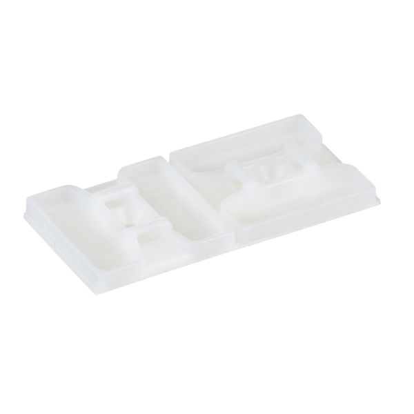 PANDUIT Befestigungssockel,selbstklebend,27.9x27.9mm,PA6.6,weiß,VPE 100