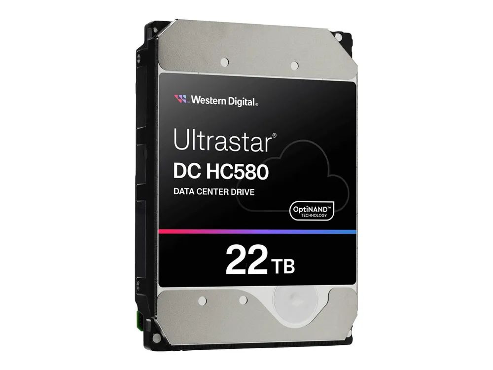 WD Ultrastar DC HC580 WUH722422ALE6L1 - Festplatte - verschlüsselt - 22 TB - intern - 3.5" (8.9 cm)