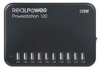 RealPower Power Station 120 - Indoor - AC - Schwarz