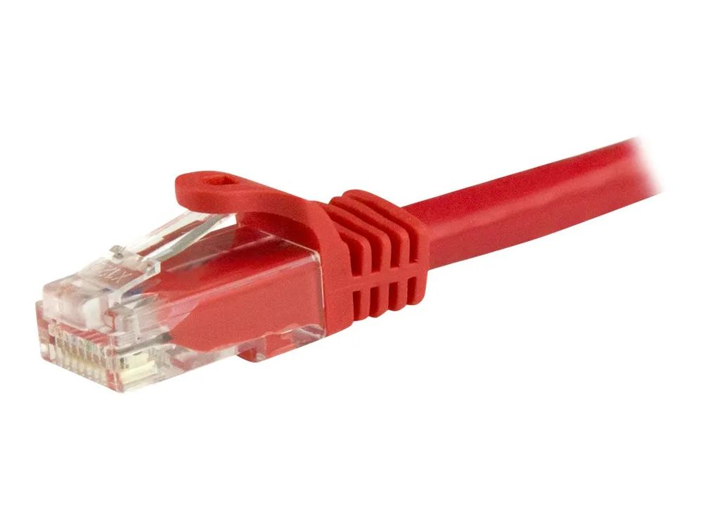 StarTech.com 1,5m CAT6-Kabel - Patchkabel - rot - Snagless - Patch-Kabel - RJ-45 (M)
