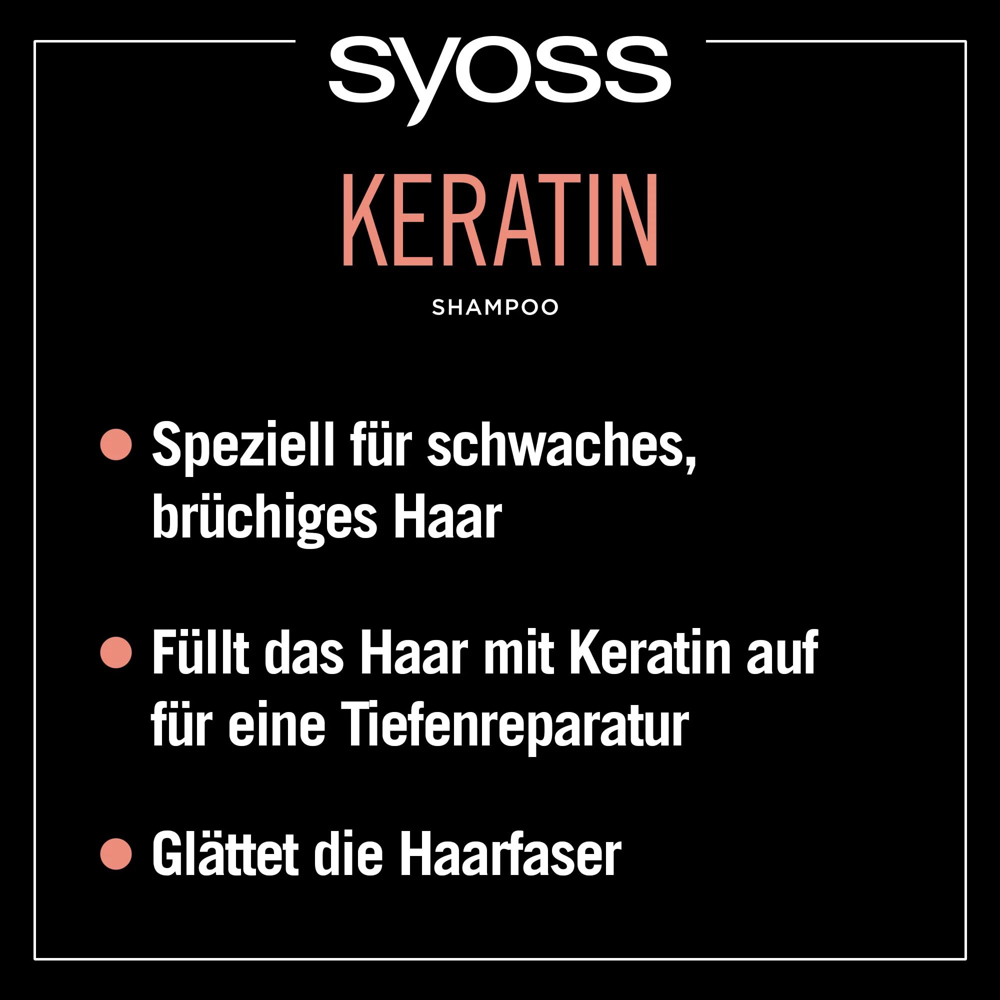 Syoss Shampoo Keratin, 440ml 