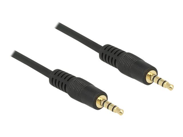 Delock Headset-Kabel - 4-poliger Mini-Stecker männlich zu 4-poliger Mini-Stecker männlich