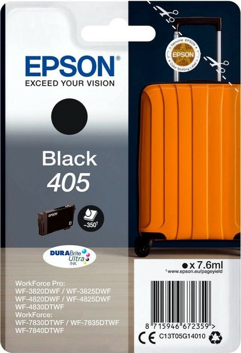 Epson Tinte Koffer 405 Single, Black