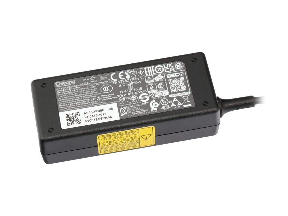 Acer ADAPTER.45W.TYPE-C.BLACK.A045RP50P - PC-/Server Netzteil