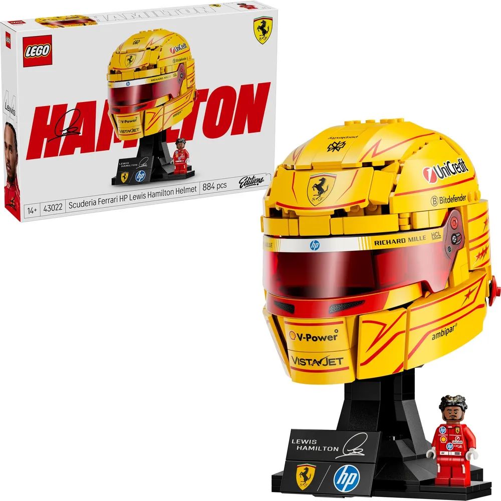 LEGO 43022 Editions Scuderia Ferrari HP Lewis Hamilton Helm