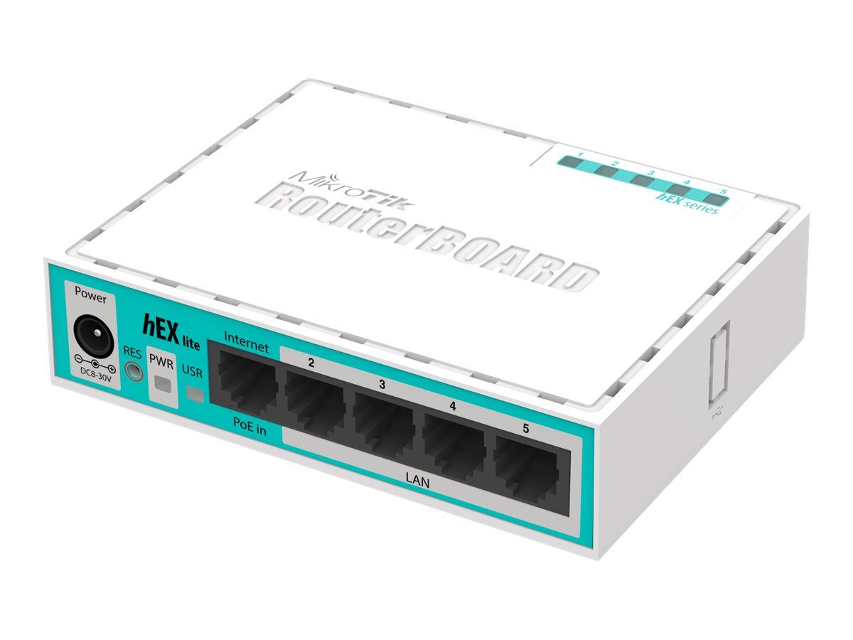 MikroTik RouterBOARD hEX lite RB750r2 - Router