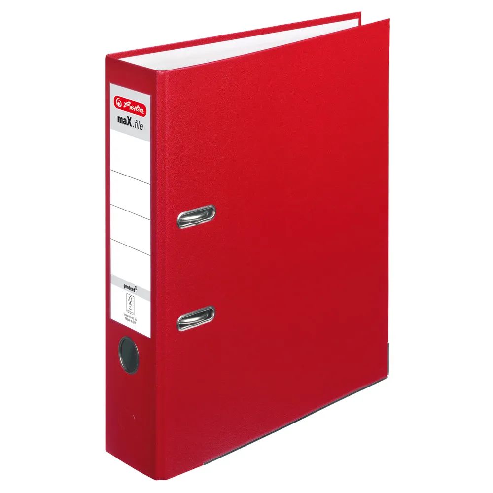 herlitz Ordner maX.file protect A4 8cm rot