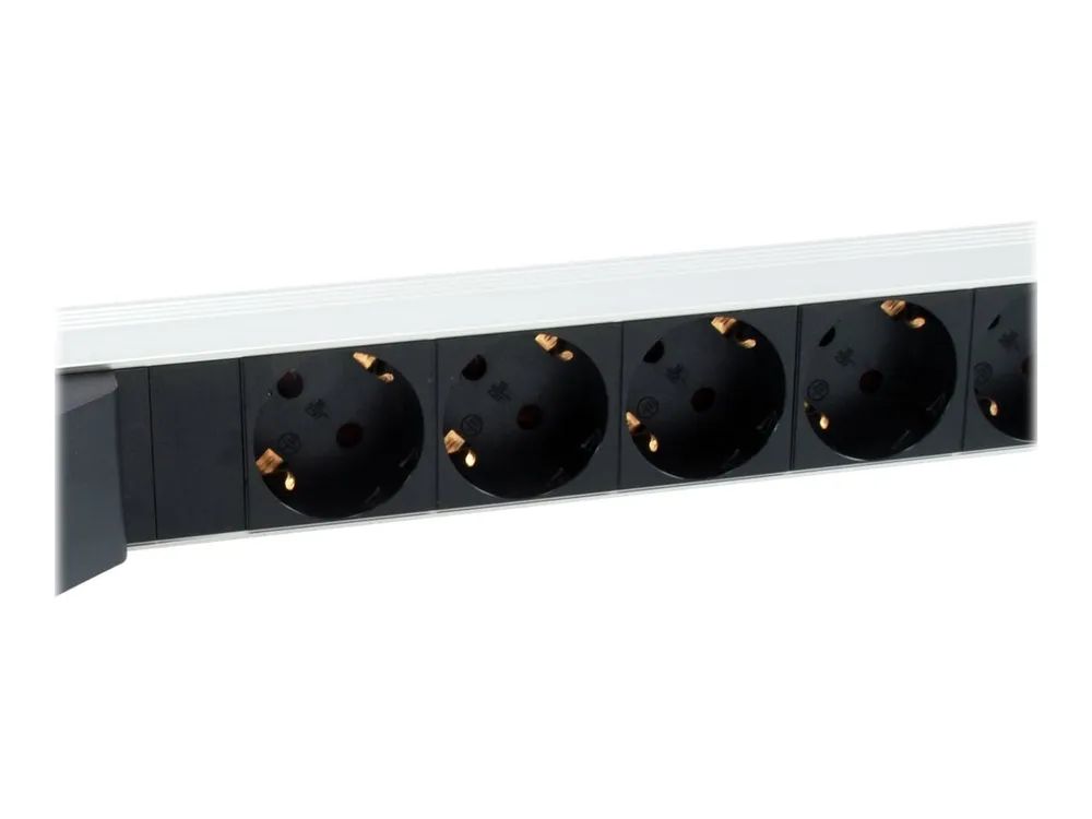 Equip Pro - Stromverteilungseinheit (Rack - einbaufähig) - Wechselstrom 220-240 V - 3500 Watt - Eingabe, Eingang power CEE 7/7 - Ausgangsanschlüsse: 6 (power CEE 7/7)