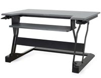 Ergotron WorkFit-T - Edelstahl - Schwarz - 15,9 kg - 380 mm - 22,3 kg - 980 x 710 x 216 mm