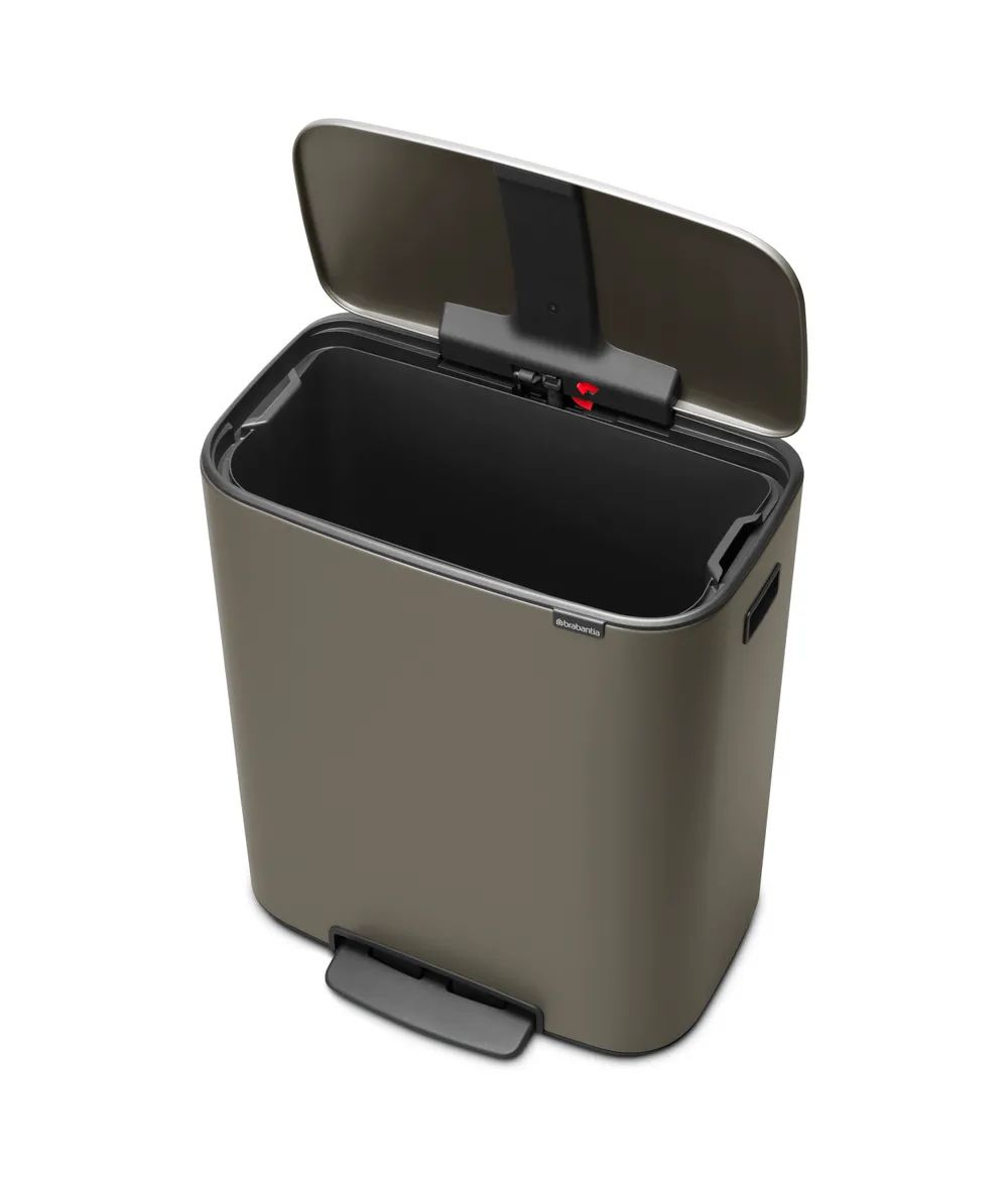 Brabantia Bo Treteimer, 60L - Platinum
