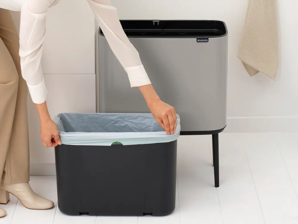 Brabantia Bo Touch Bin, 36L - Soft Grey