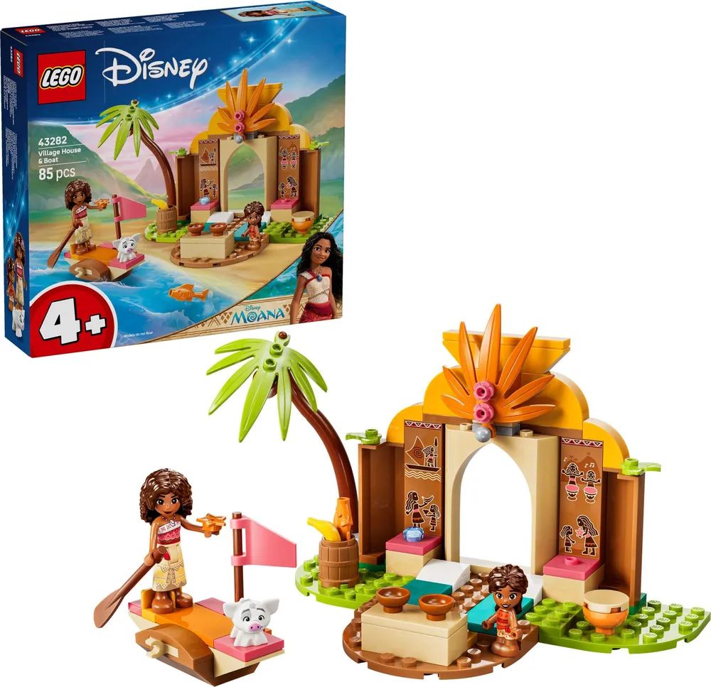 LEGO Disney 43282 - Vaianas Hütte und Boot