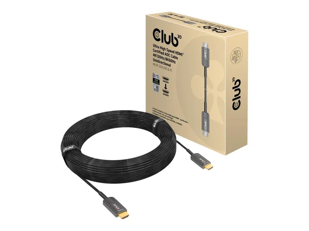 Club 3D Ultra High Speed - HDMI-Kabel - HDMI männlich zu HDMI männlich
