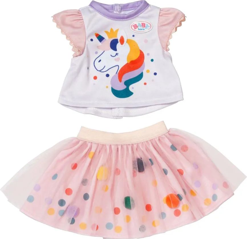 Zapf BABY born Einhornkleid mit Tutu 43cm