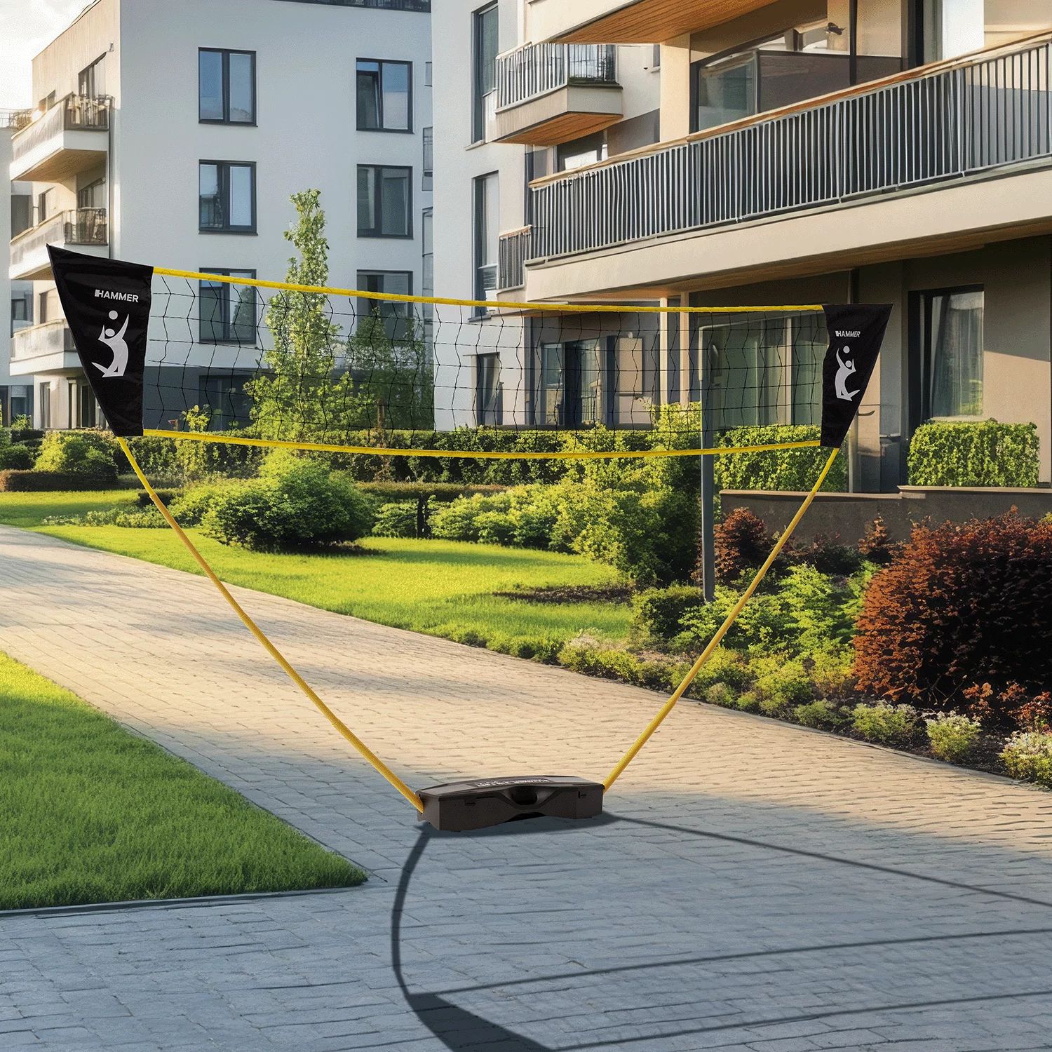 Hammer Volleyballnetz 4.2m incl. Courtline  