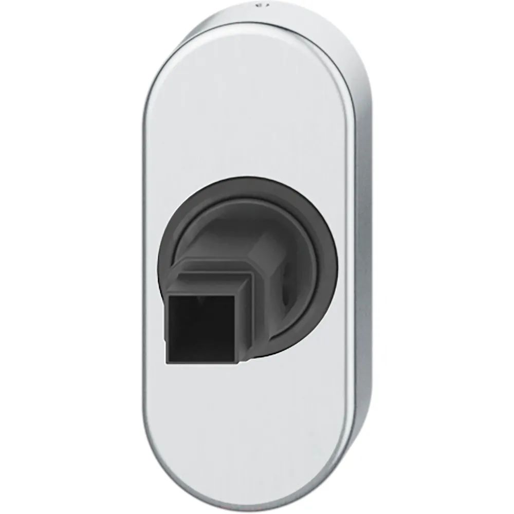 FSB Fenstergriff Adapter-Rosette oval 27x62x10 mm, Edelstahl matt