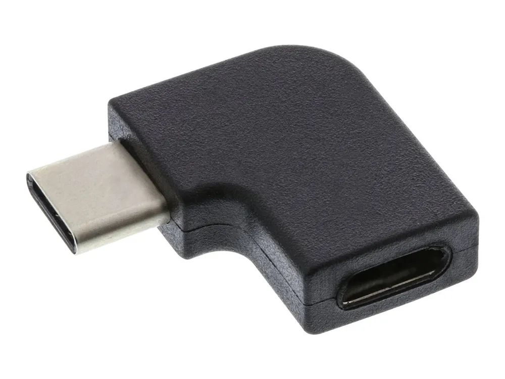 InLine USB 3.2 Gen.2 Adapter - USB-C Stecker an C Buchse - gewinkelt