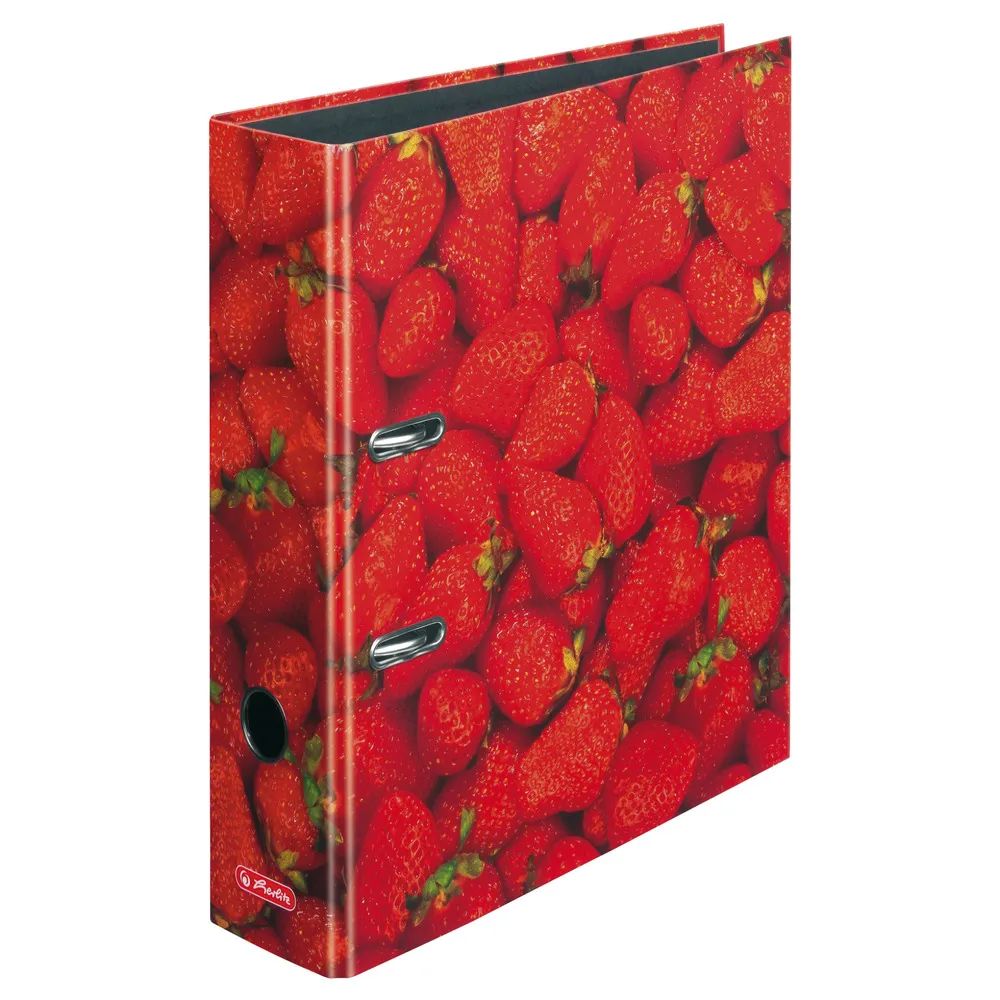 herlitz Ordner maX.file A4 8cm Erdbeeren