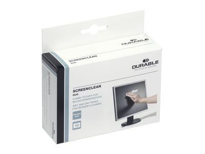 Durable Screenclean DUO - Reinigungstücher (Wipes)