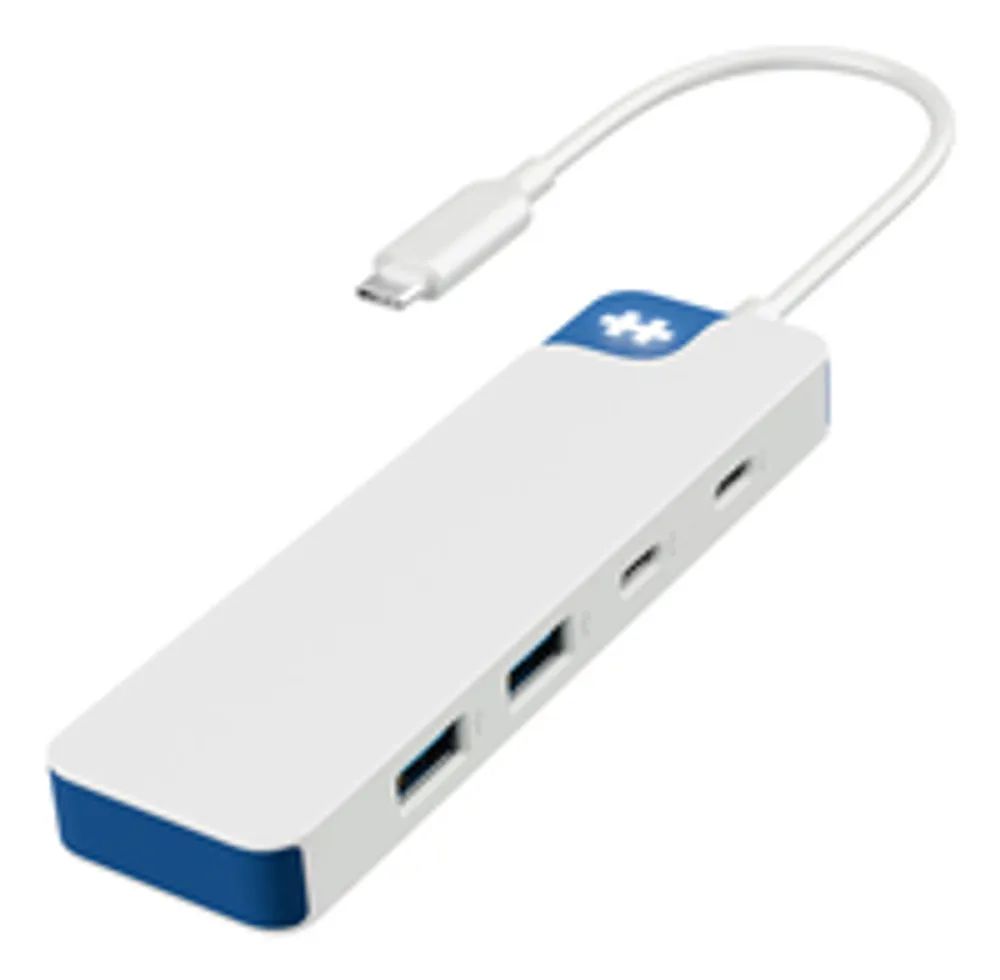 Targus Hyper HyperDrive Flex USB-C Hub Blue - Hub - 4-Port