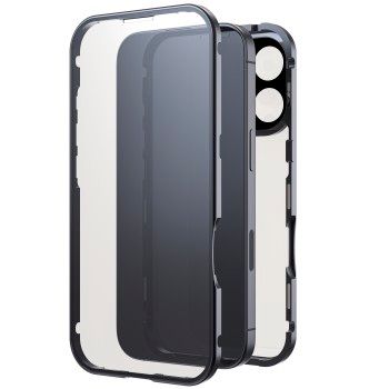 Black Rock Cover "360° Glass" für Apple iPhone 16 Pro, Schwarz