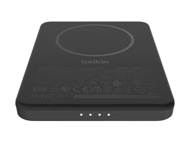 Belkin BoostCharge - Induktive Power Bank - dünn - 5000 mAh - 15 Watt - Fast Charge (USB-C)
