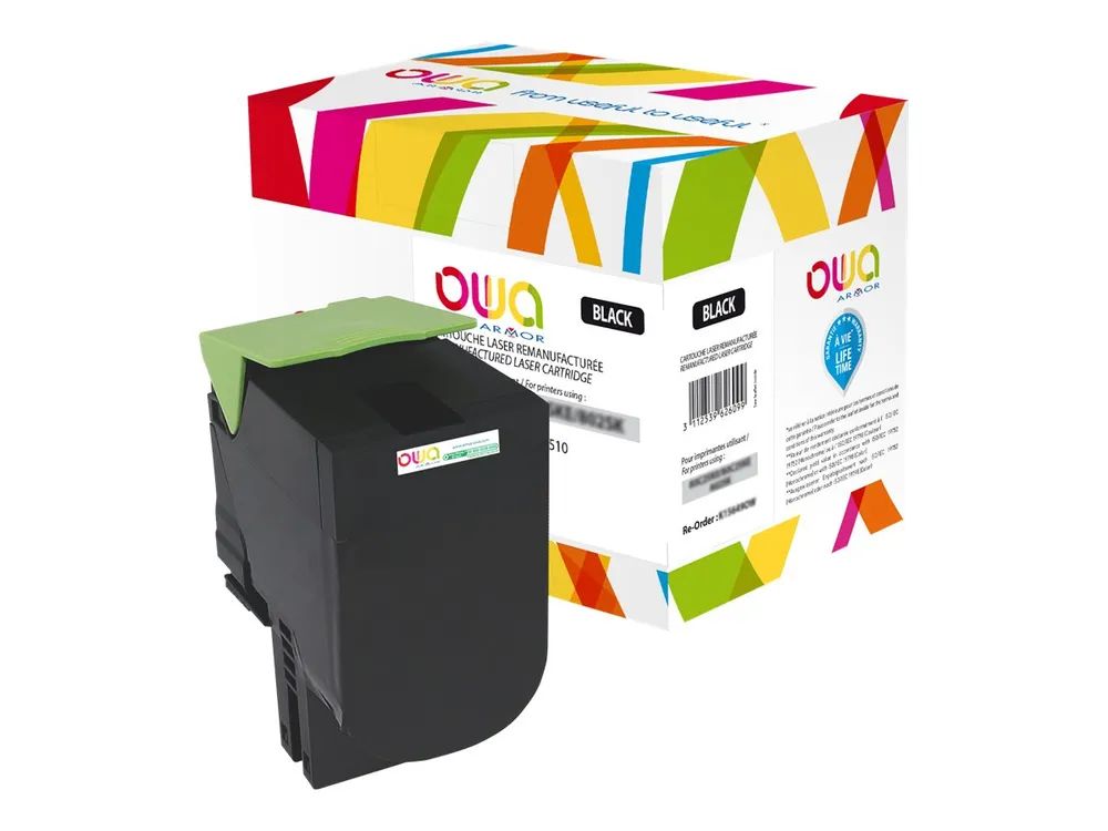 Armor OWA - Schwarz - kompatibel - wiederaufbereitet - Tonerpatrone (Alternative zu: Lexmark 80C2SK0)