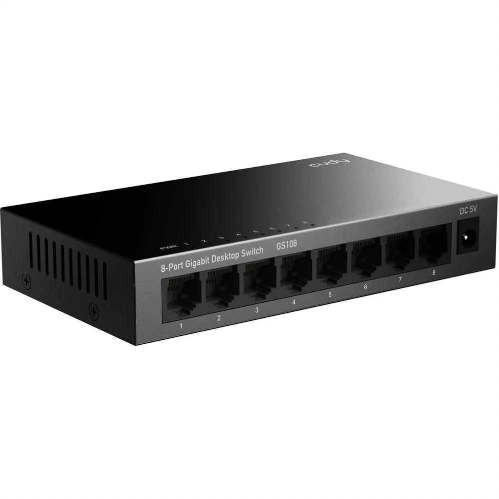 CUDY GS108 - 4.0 - Switch - unmanaged - 8 x 10/100/1000