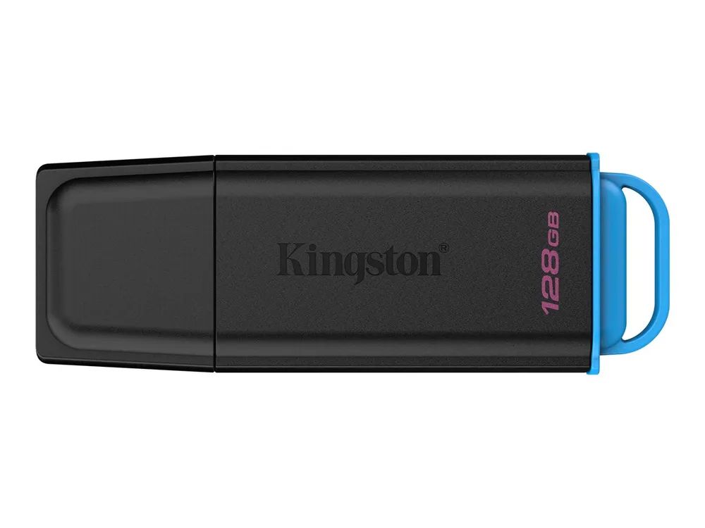 Kingston 128GB PORTABLE USB 3.2 GEN 1 DATATRAVELER EXODIA BLACK/BLUE - 128 GB