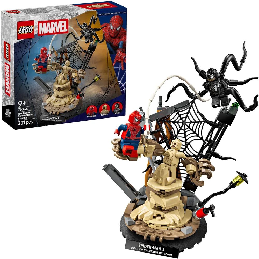 LEGO Marvel Großer Showdown Spider-Man vs. Sandman 76334