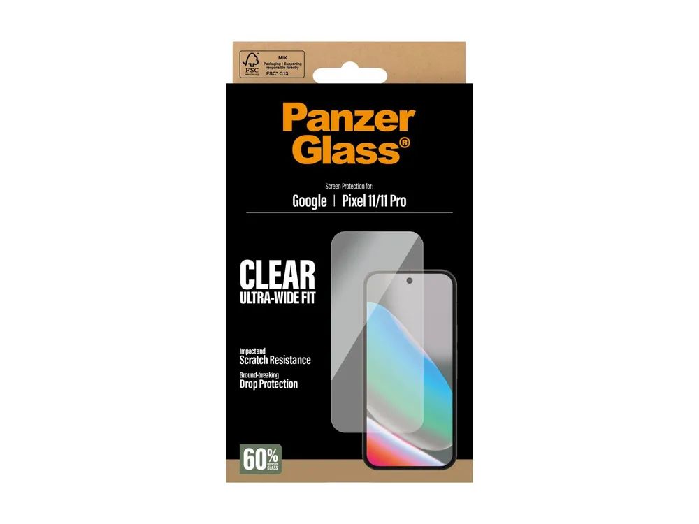 PanzerGlass Bildschirmschutz für Handy - ultrabreite Passform PG72794
