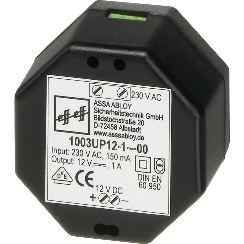 EffEff Netzgerät für Unterputz, 230V, schwarz (1003UP-12-1--00)