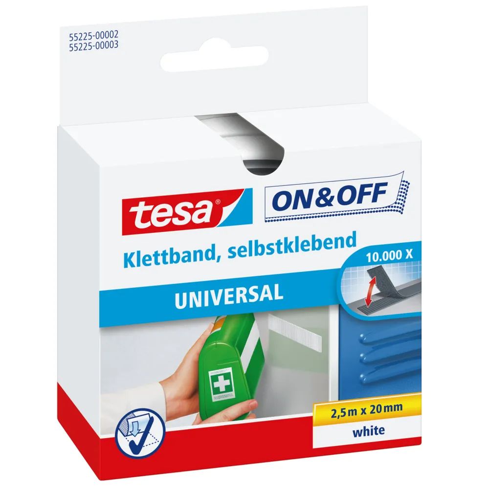 Tesa On & Off - Montagekleber - 2 cm x 2.5 m