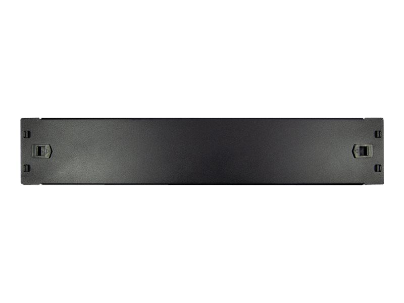 Inter-Tech Blindplatte - Schwarz, RAL 9005 - 2U - 48.3 cm (19")