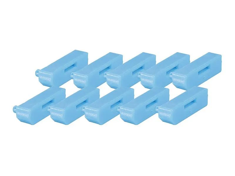 Lindy DisplayPort Port Blocker - Blau (Packung mit 10)