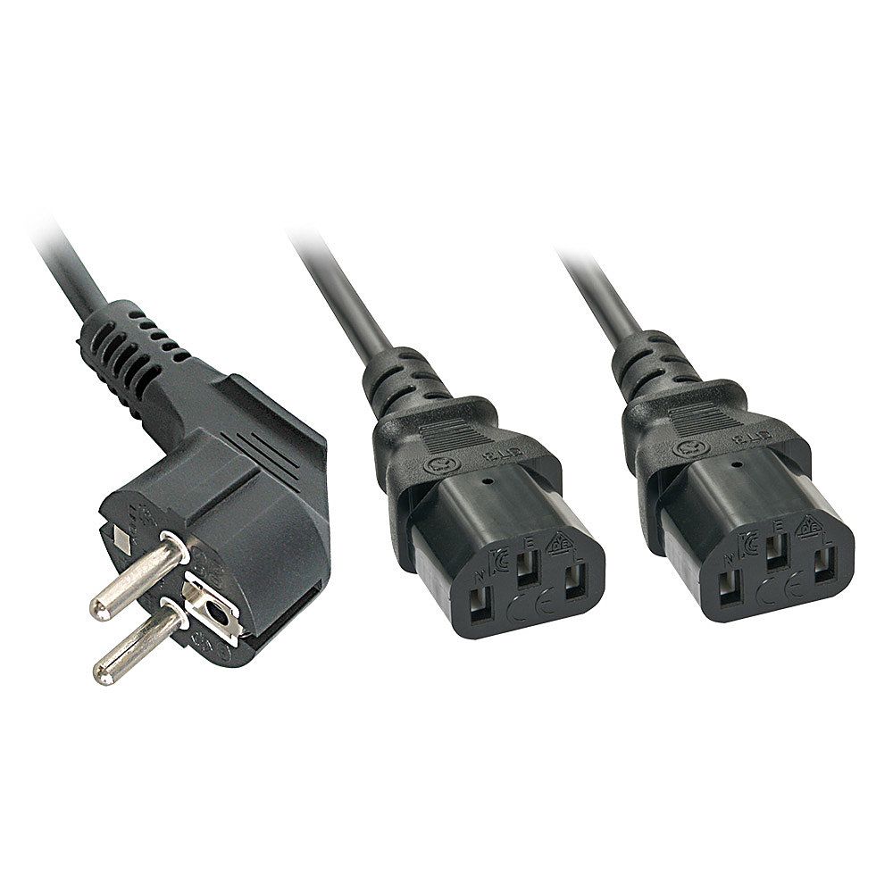 Lindy Stromkabel - CEE 7/7 (S) bis IEC 60320