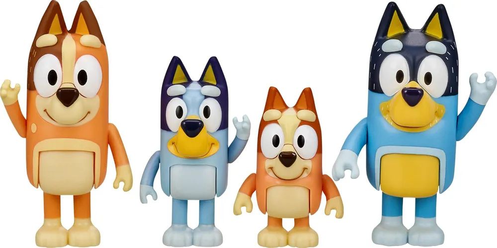 Moose Toys Ltd BLUEY Figuren 4er pack - Familie