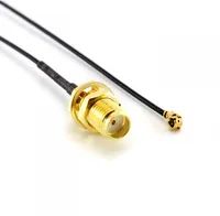 ALLNET ANT-PIG-UFL-SMAF-30 Koaxialkabel U.FL SMA 0,3 m Schwarz - Gold